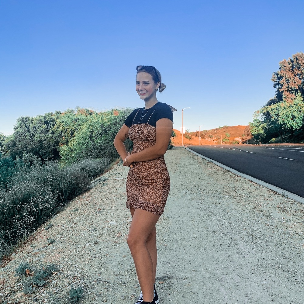 Cheetah Print Dress